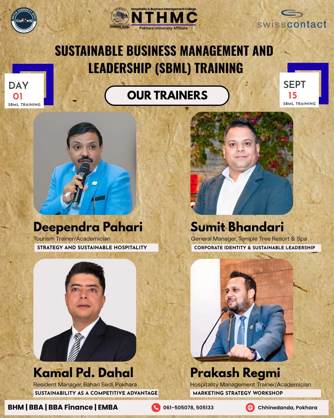 2nd Batch – SBML Training Commences Tomorrow!